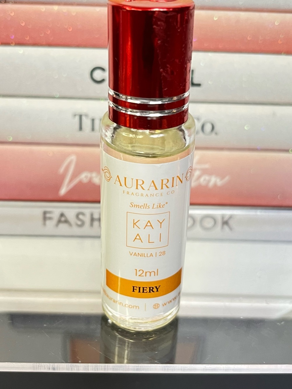 Auraring Fiery Vanilla 12ml Roller Fragrance oil. NWT